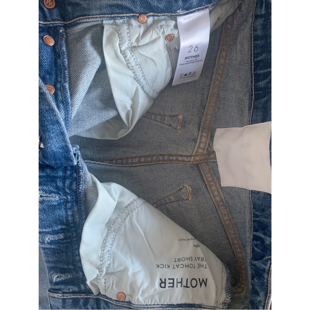 Mother | tomcat kick fray shorts - Picture 3 of 5